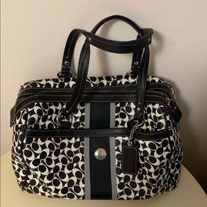 Coach signature satchel bag